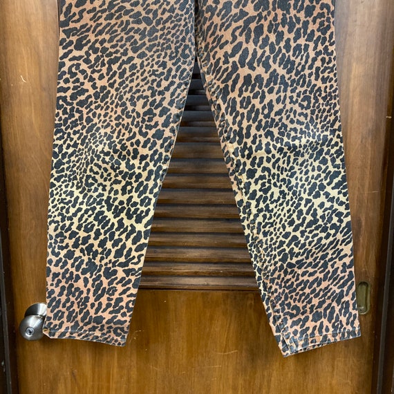 Vintage 1980’s “Guess” Brand Leopard Print New Wa… - image 5