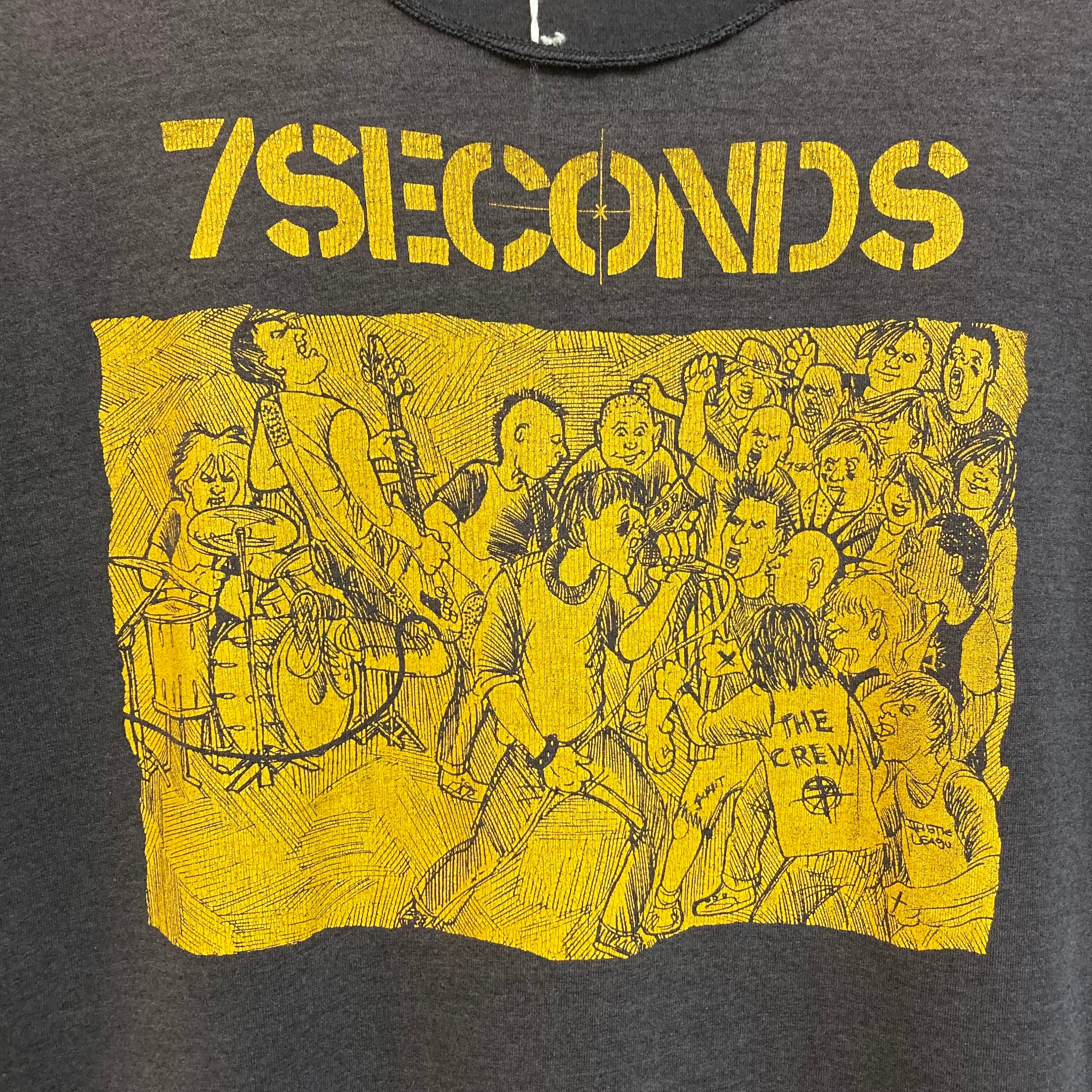 Vintage 1980's “7 Seconds” Hardcore Punk Band T-shirt Walk