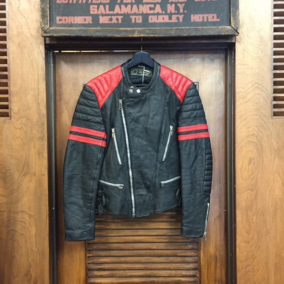 Vintage 1980s Motorcycle Racing Leather Jacket Vintage - Etsy