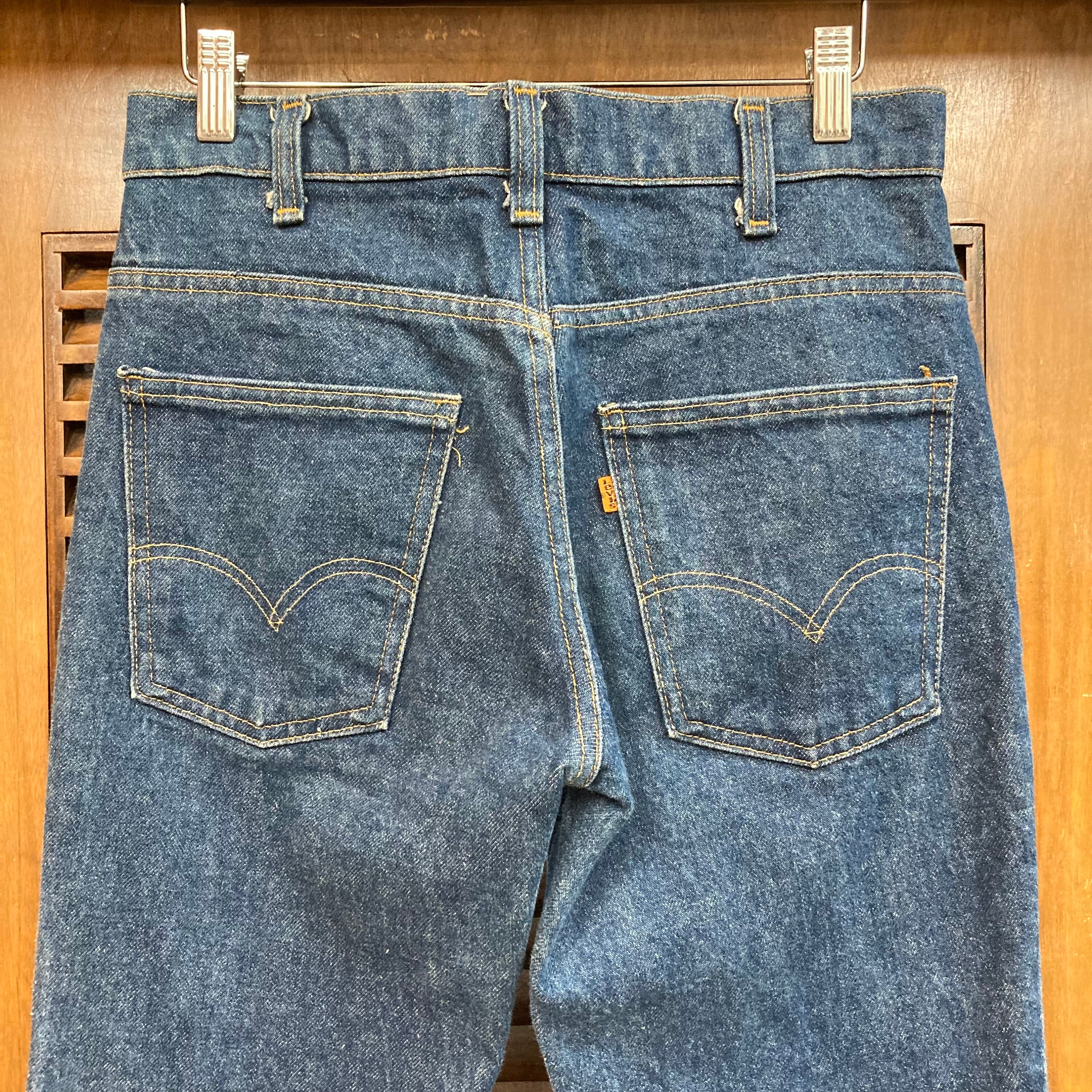 Vintage 1970's W31 Levi's 684 Orange Tag Hip Hugger Elephant Vintage 1970's W31 Levi's 684 Orange Tag Hip Hugger Elephant