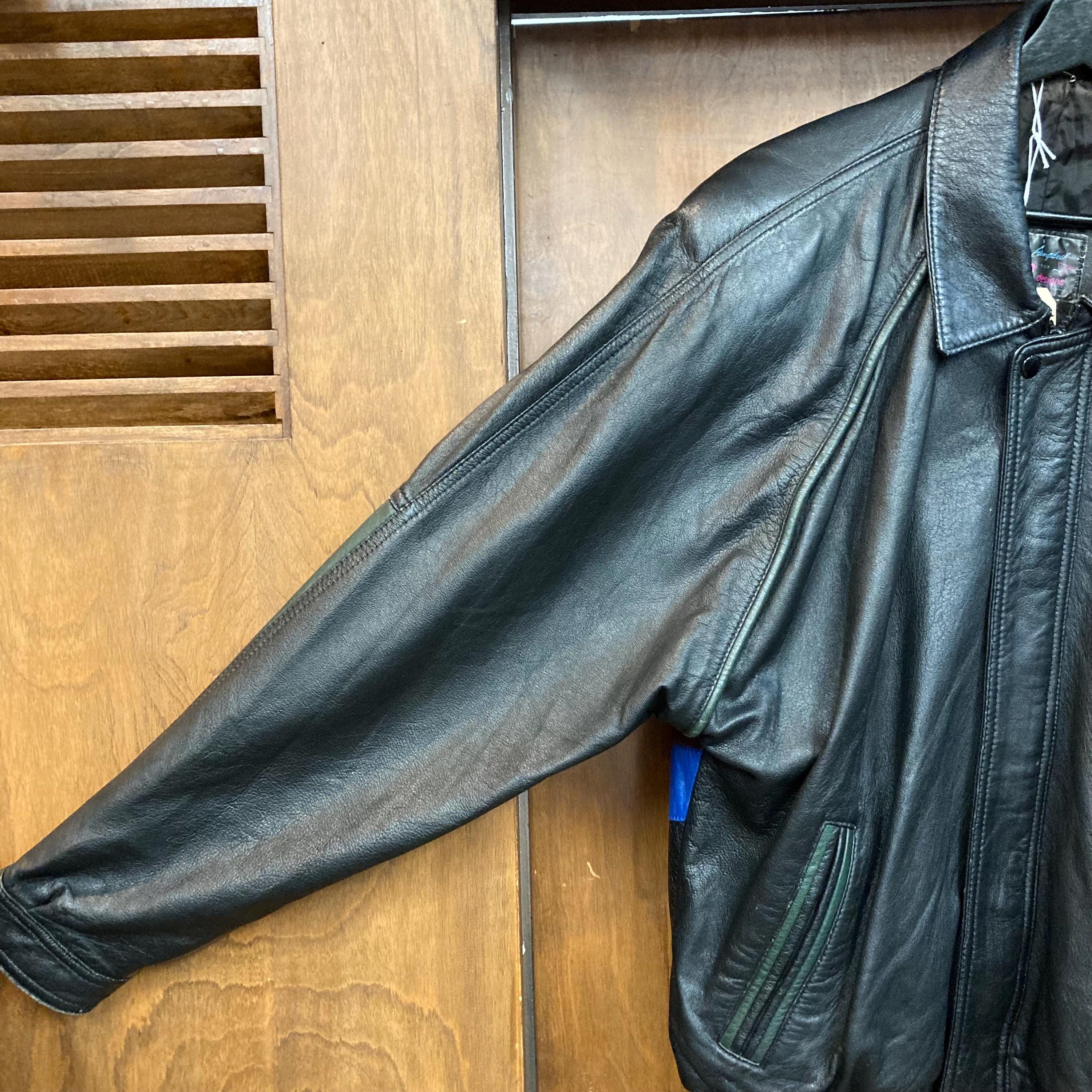 Vintage 1980's Billiards Pool Game Design New Wave Hip Hop Leather