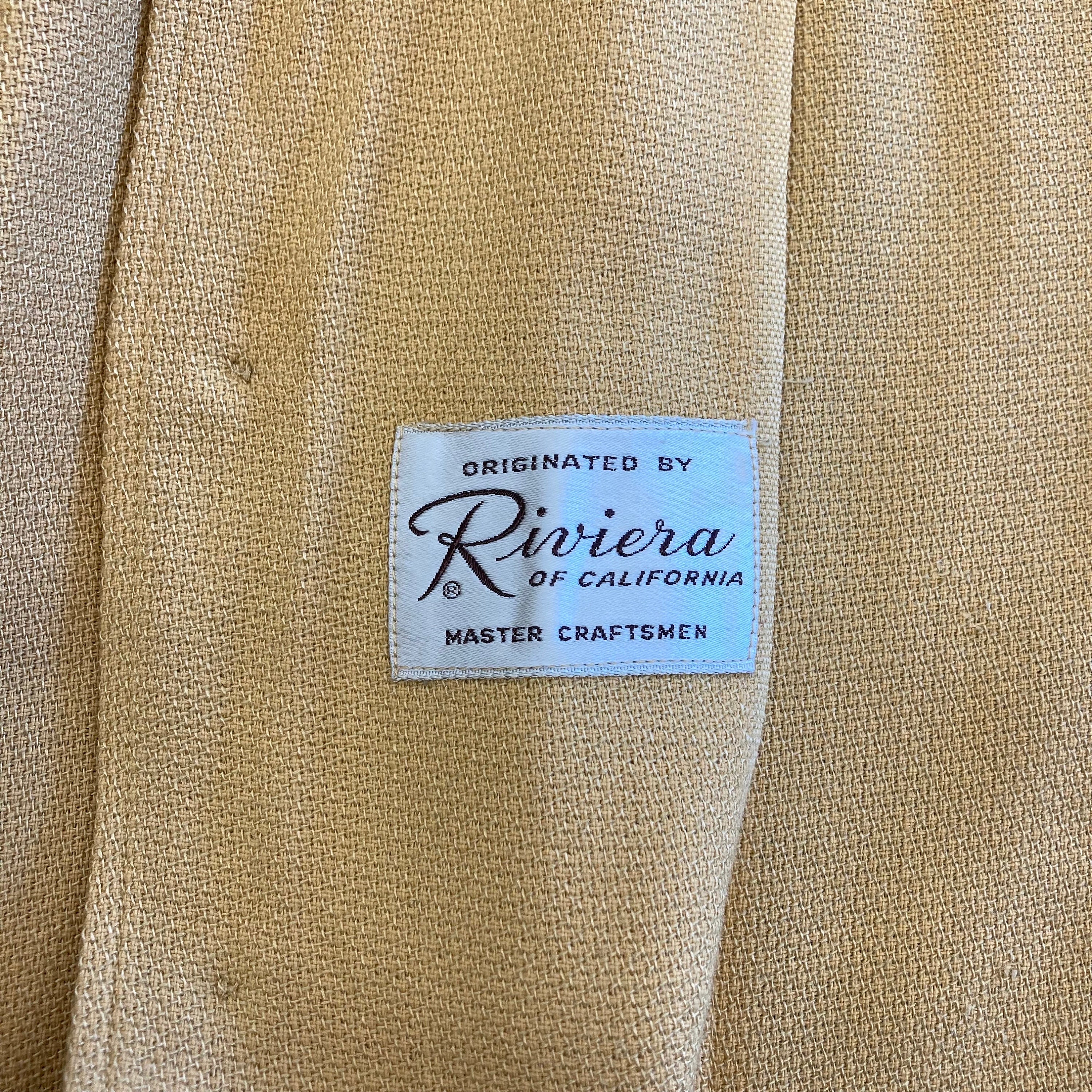 Vintage 1950's Textured Yellow Rayon Hollywood Leisure Vintage 1950's Textured Yellow Rayon Hollywood Leisure