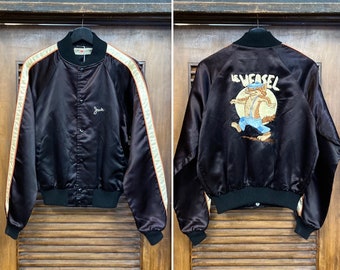 ジャケット・アウター vintage badboy design Acryl zip jacket vintage badboy design Acryl zip jacket
