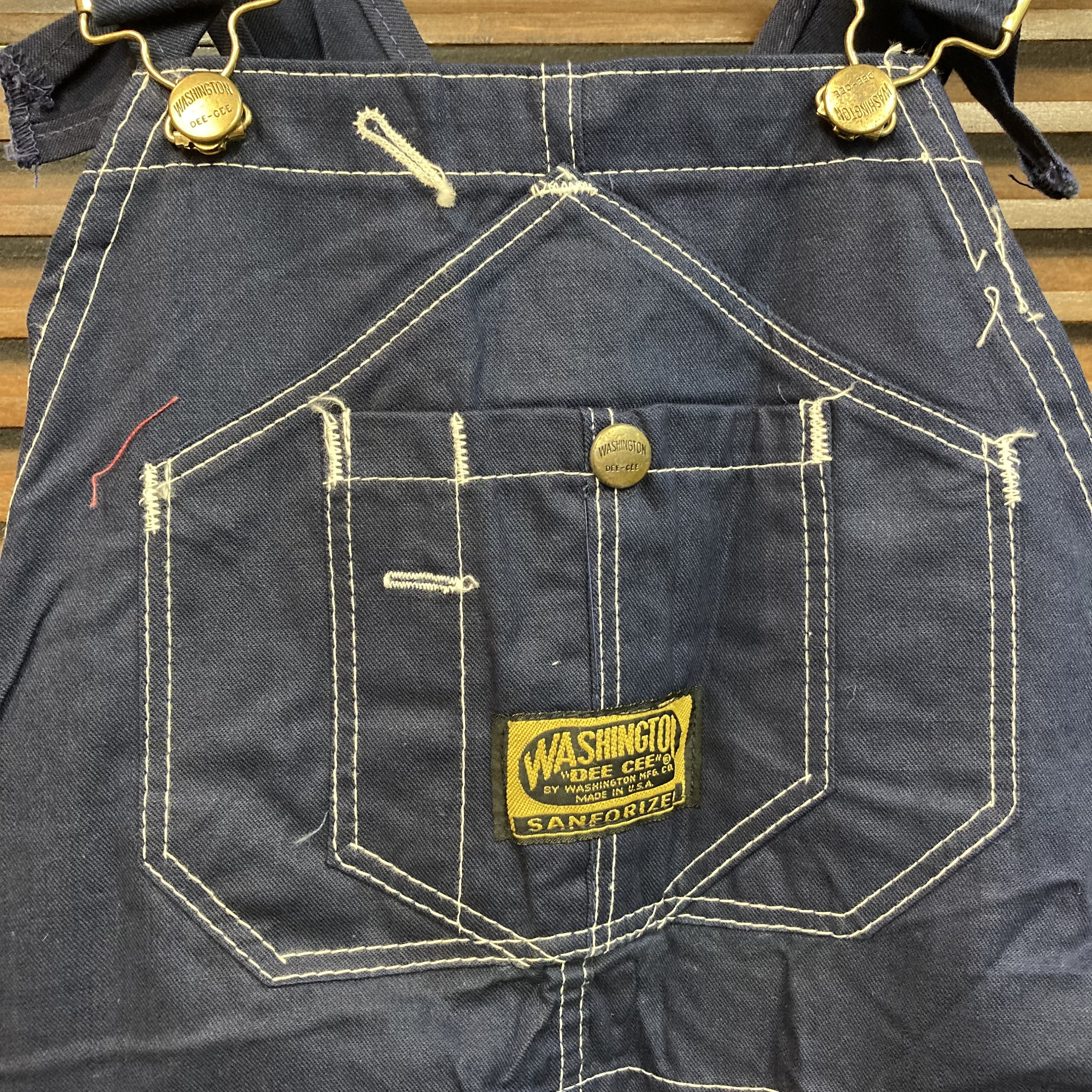 パンツ 1960's vintage OVER ALL all in one Montgomery Ward Vintage Bib Overalls 1960's Denim Gas