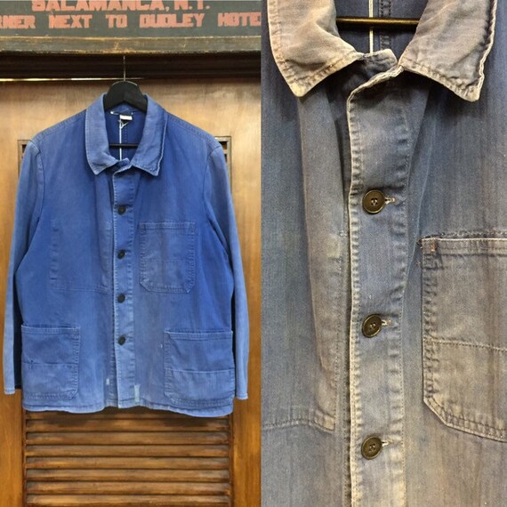 Vintage 1960’s Herringbone European Workwear Jacke