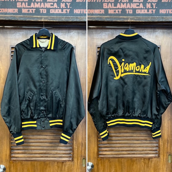 ジャケット・アウター 70's SUWANEE SPRINGS LETHER WORKS Jacket Vintage 1970's “neil Diamond” Folk Rock Singer Satin
