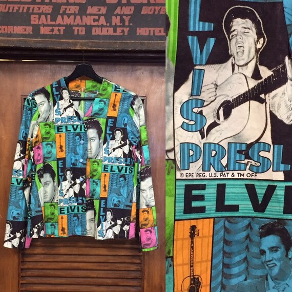 Vintage 1980’s Pop Art Elvis Presley Top, Pop Art,