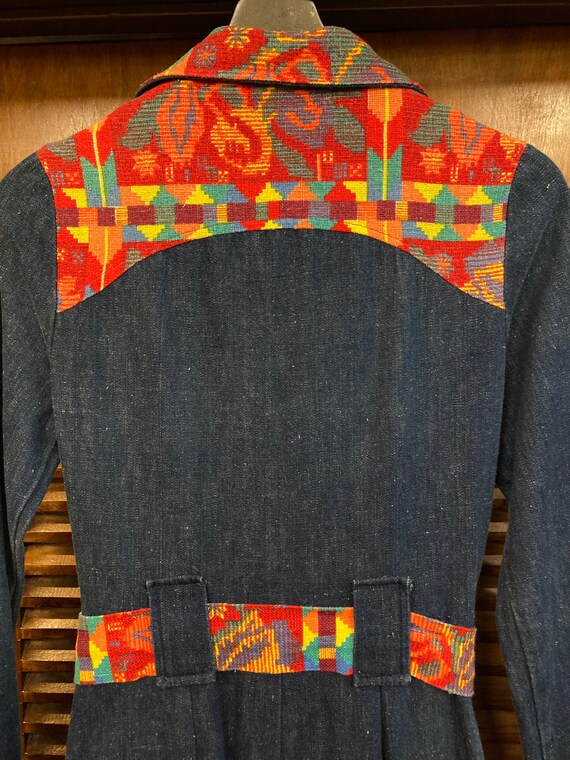 Vintage 1970’s Denim Woven Jumpsuit, Vintage Jump… - image 7
