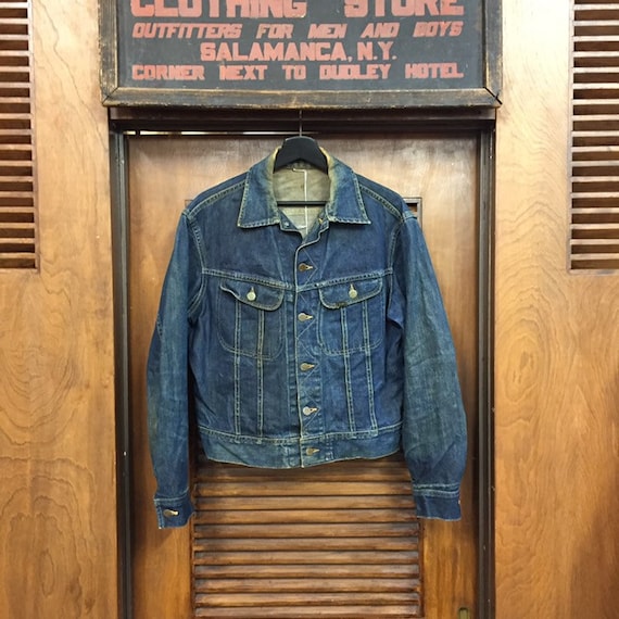 Vintage 1950’s Lee Riders Lady Luck Denim Jacket,… - image 2