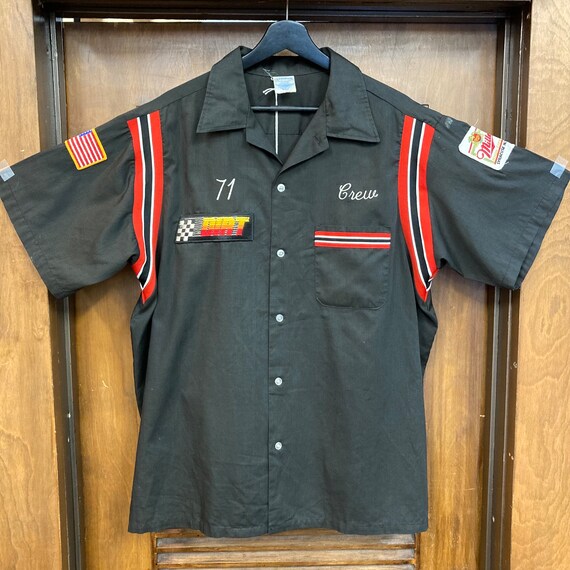 Vintage 1970's NASCAR Race Team Pit Crew Bowling Embroidery