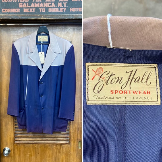 50's～60's　ビンテージ　HALL AMERICAN　チェック　スィングトップ ビンテージ 50\u0027s 〜60\u0027s アメリカ製 Hall American コート