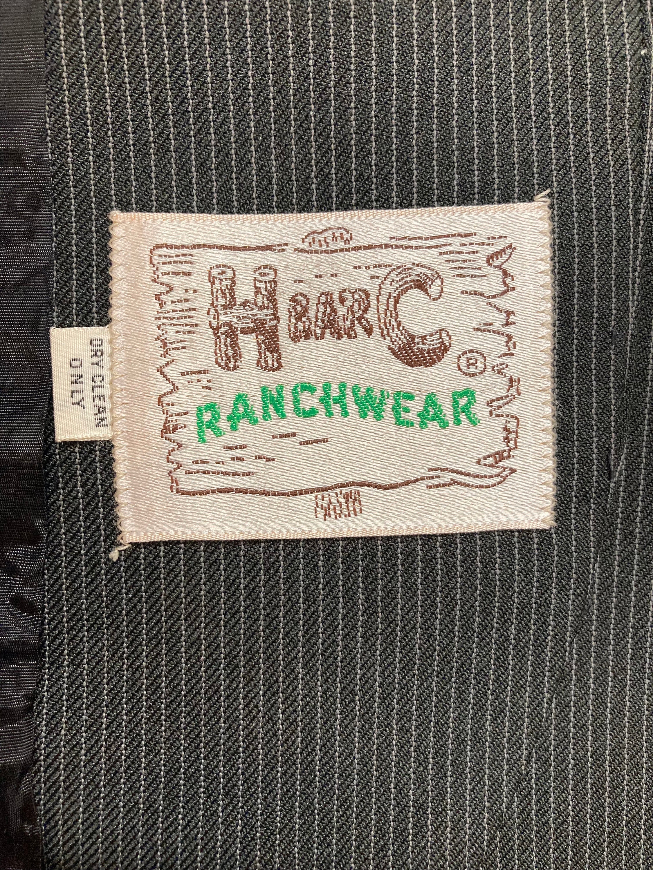 Vintage 1960's H Bar C Pinstripe Western Cowboy Cowgirl Glam