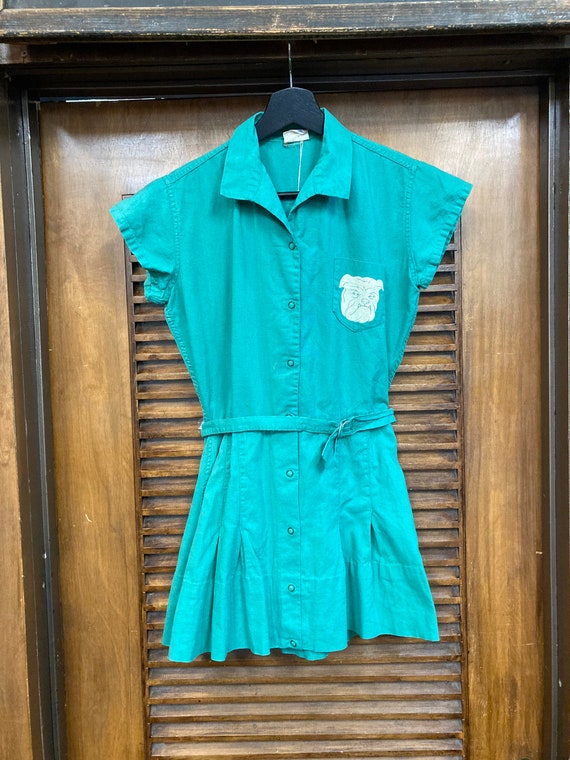 Vintage 1950’s Gym Romper Playsuit Cotton Outfit … - image 2