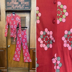 Vintage 1970’s DVF Diane Von Furstenberg Mod Glam Disco 1 Piece Playsuit Outfit, Vintage Pant Suit, Vintage Two Piece, Mod, Glam, Disco,