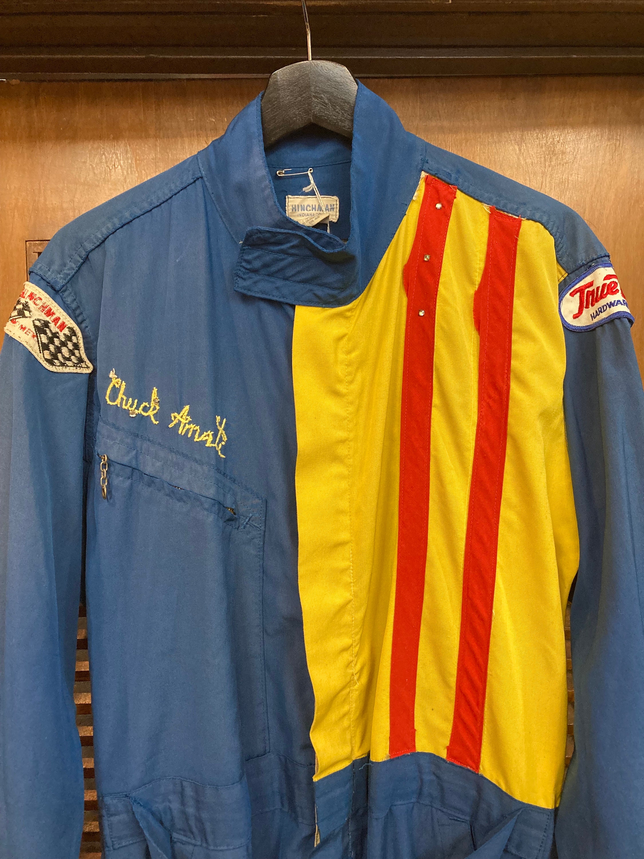 Vintage 1960’s Original Indy 500 Drag Race Embroidered Work Coveralls ...