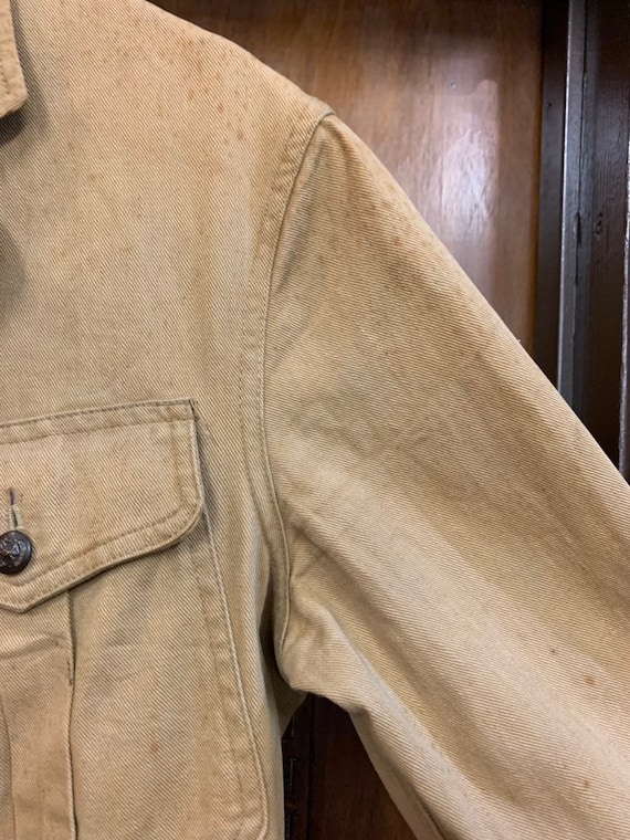 Vintage 1920's Boy Scout Uniform Jacket with Back… - image 5