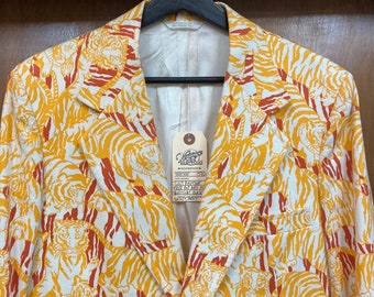 激レア 70s Lilly Pulitzer 総柄 ヨットドリズラー ジャケット 激レア 70s Lilly Pulitzer 総柄 ヨットドリズラー ジャケット