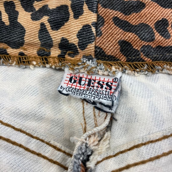 Vintage 1980’s “Guess” Brand Leopard Print New Wa… - image 9