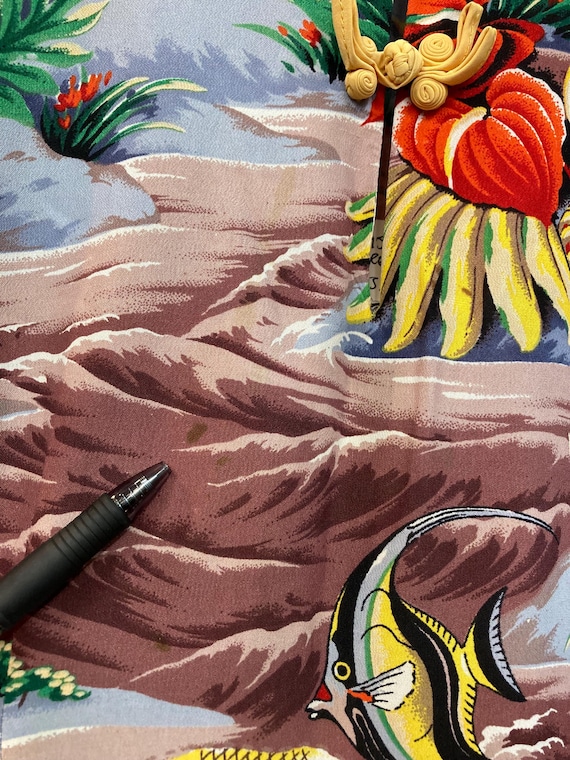 Vintage 1950’s “Hale Hawaii” Surfer Ukelele Tropi… - image 8