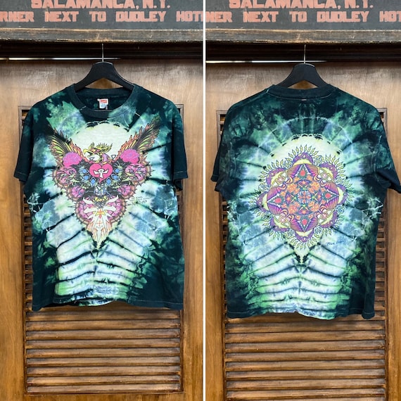 Vintage 1980's Dated 1983 Tie Dye Deadhead Mikio Artist Two-sided