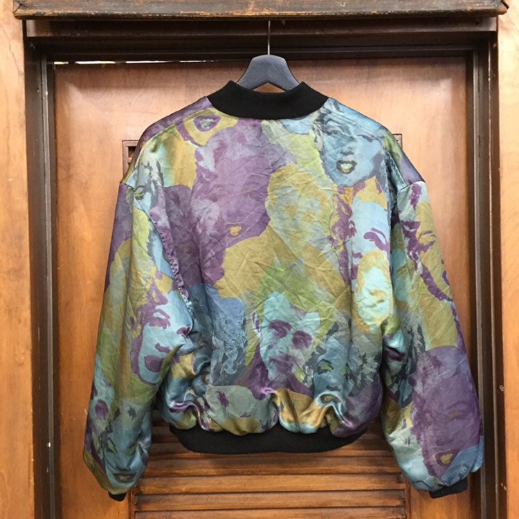 Vintage 1980s Marilyn Monroe and James Dean Bomber Jacket - Etsy