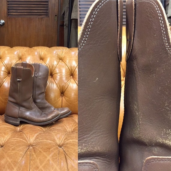 Vintage 1960’s, Biltrite Boots, Brown Leather Boot