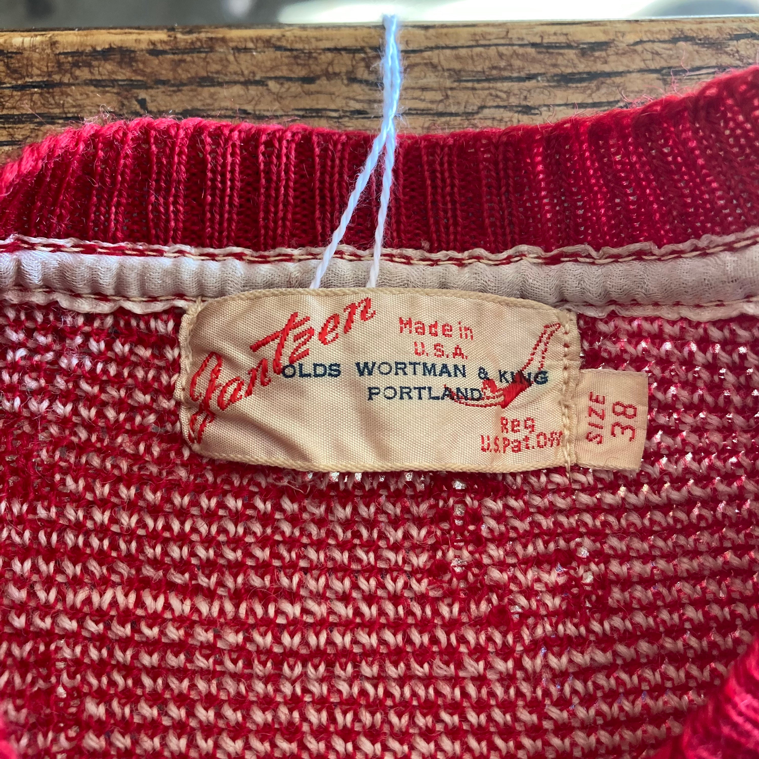 Vintage Jantzen Student Pullover Knit USA Made Sweater in
