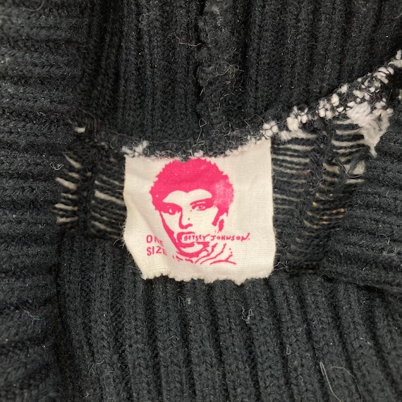 Betsey Johnsonベッツィ・ジョンソン ニット　VINTAGE S Vintage 1980's Punk Label “betsey Johnson” Revolver Gun Design