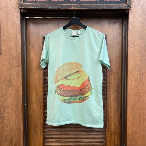 Vintage 1970’s Cheeseburger Photoprint Glam Disco… - image 2