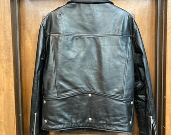 Vintage 1960's Size XL “montgomery Ward” Motorcycle MC Leather