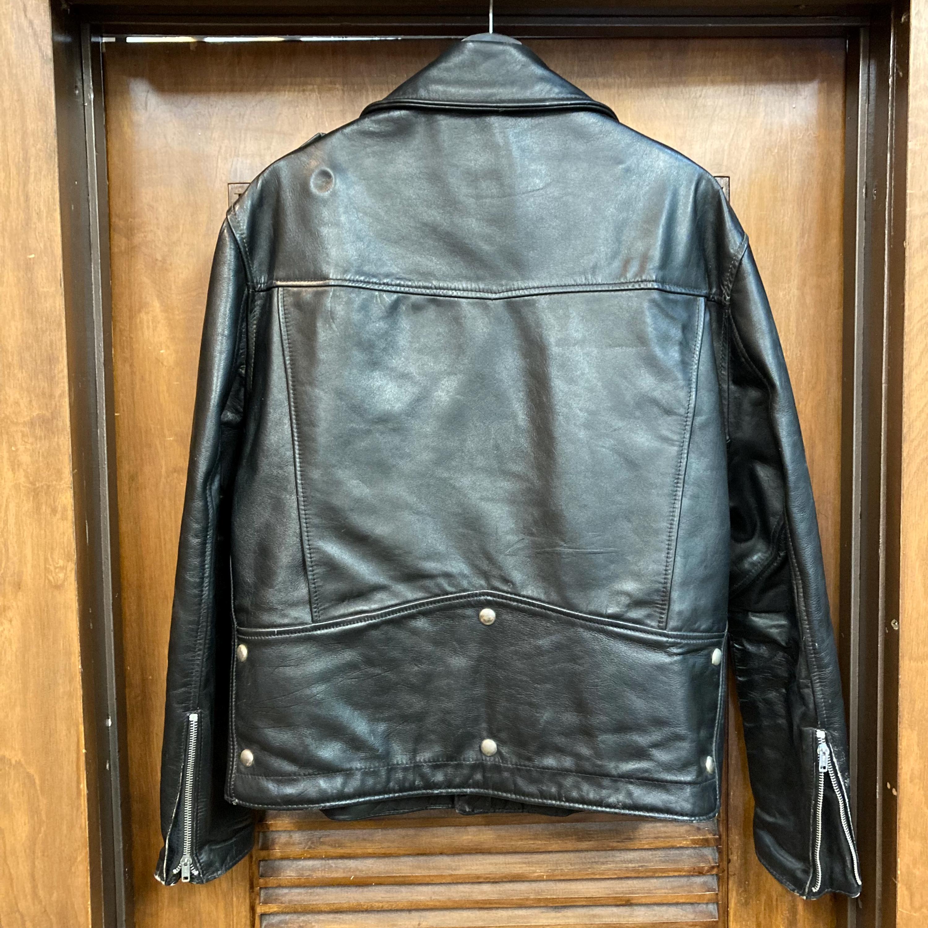 Vintage 1960's Size XL “montgomery Ward” Motorcycle MC Leather