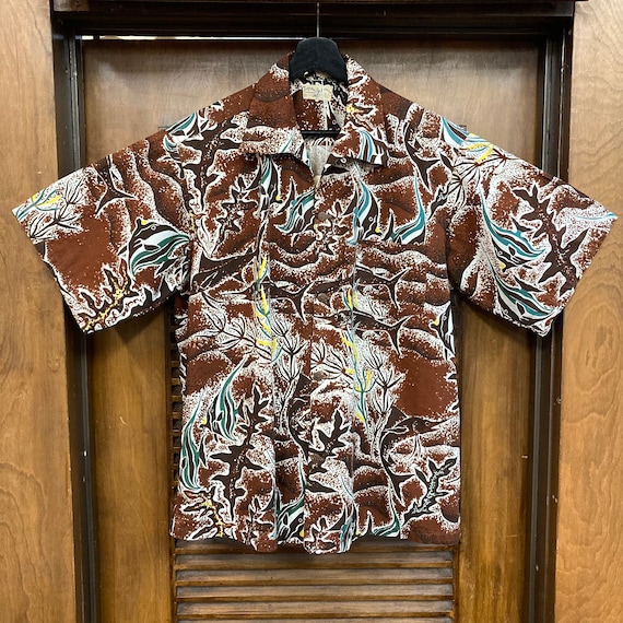 Vintage 1950's Size XL “surfriders” Tiki Underwater Fish Vintage 1950's Size XL “surfriders” Tiki Underwater Fish