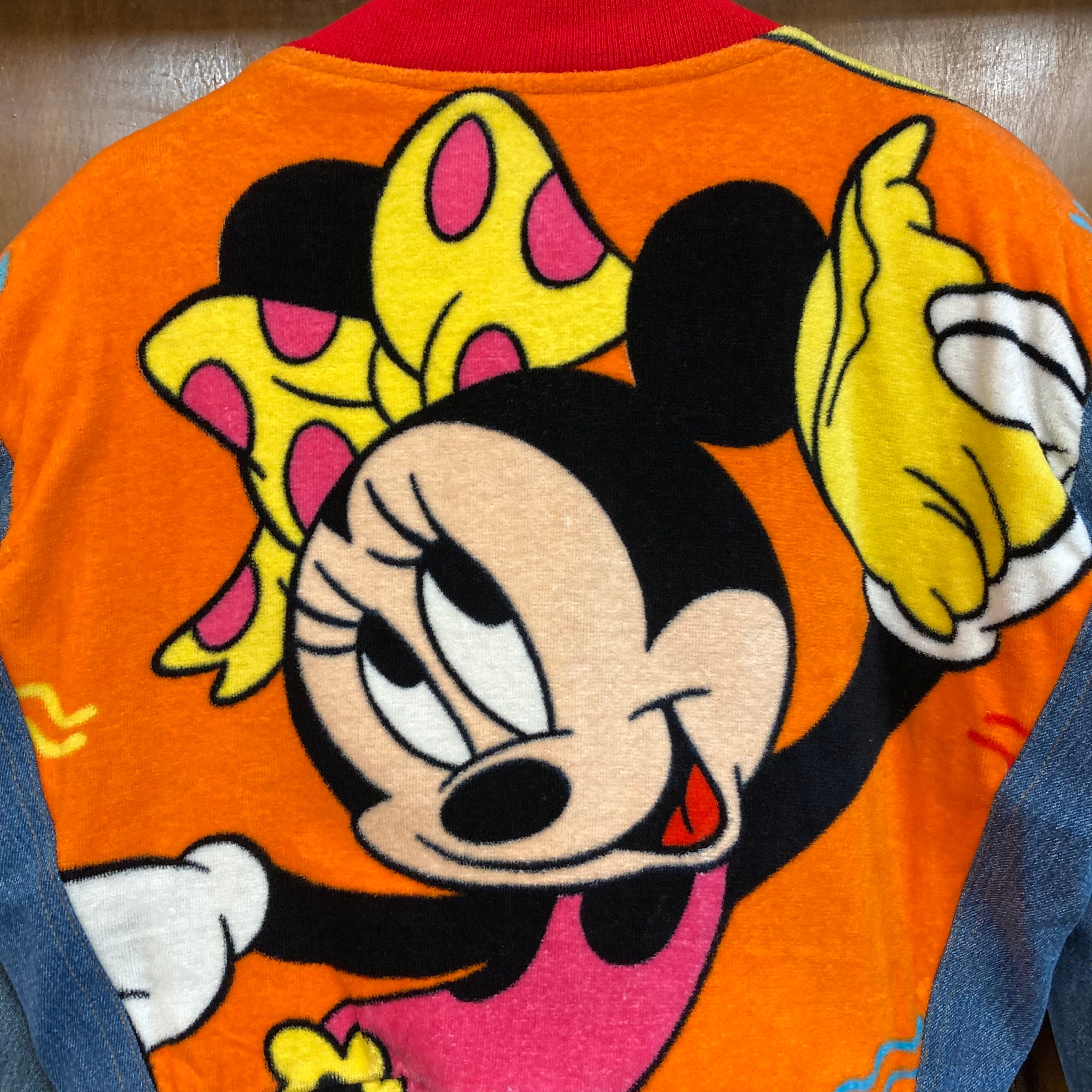 【vintage】ヴィンテージ toocute ミニーちゃん デニムジャケット vintage】ヴィンテージ toocute ミニーちゃん デニムジャケット