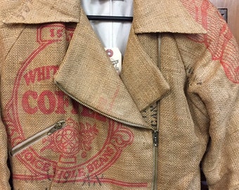 開店記念セール！ Vintage Jacket Style Motorcycle Sack Bean Coffee 1980's ジャケット・アウター