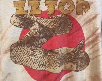 トップス 1970s vintage tshirt snake 1977 VINTAGE 70s FRANK ZAPPA BABY SNAKES MOVIE PROMO T-SHIRT