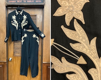 ヴィンテージ 1950 年代 アトミック フレック レーヨン ロカビリー