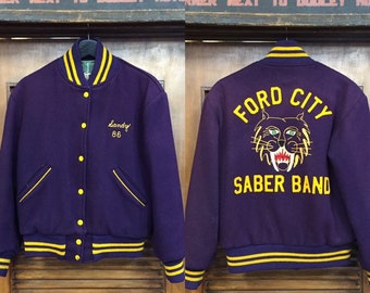 Vintage 1950s Wool Varsity Jacket ford 