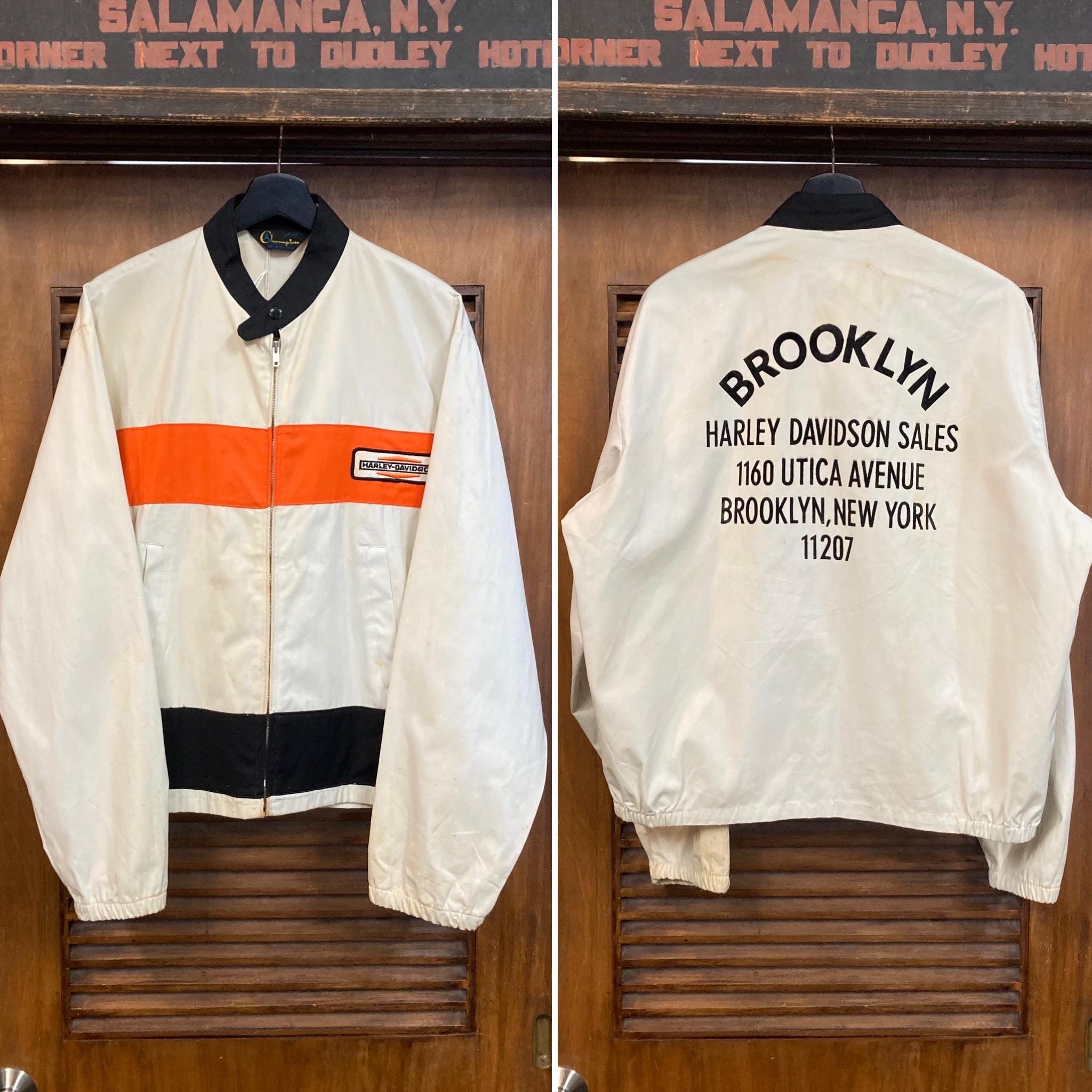 Vintage 1960's Size L “champion” Harley Davidson Brooklyn