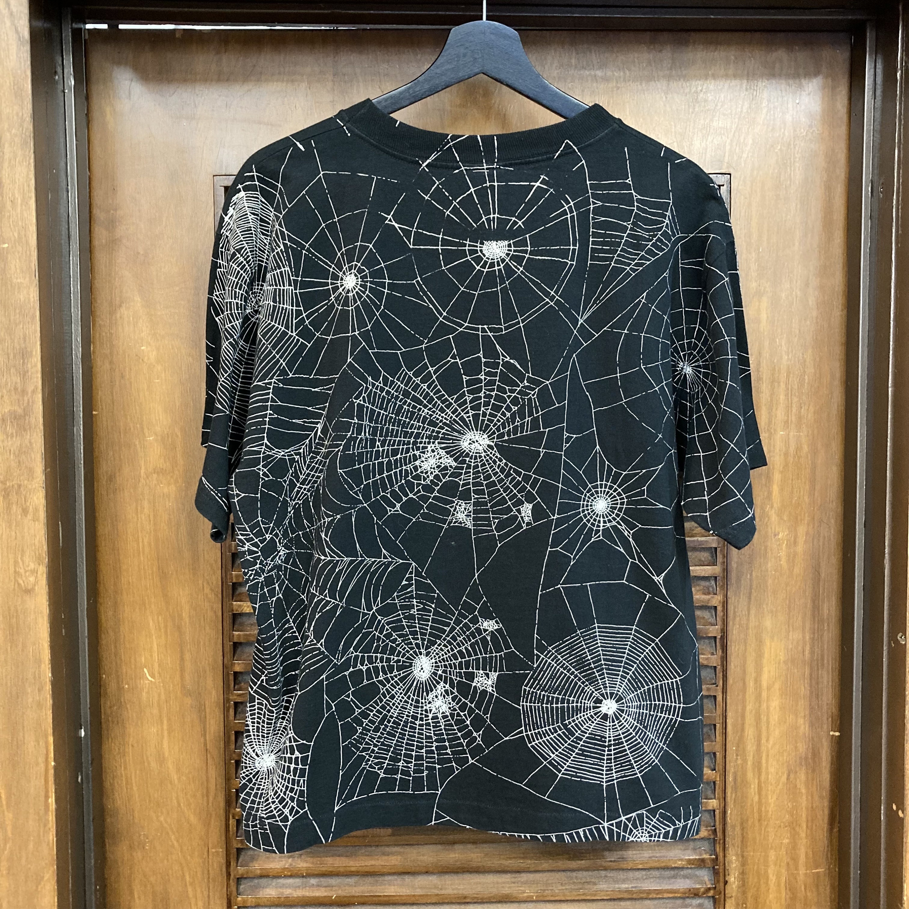 Vintage 1990's Spider X Spiderweb Goth Punk AOP Cotton T-shirt
