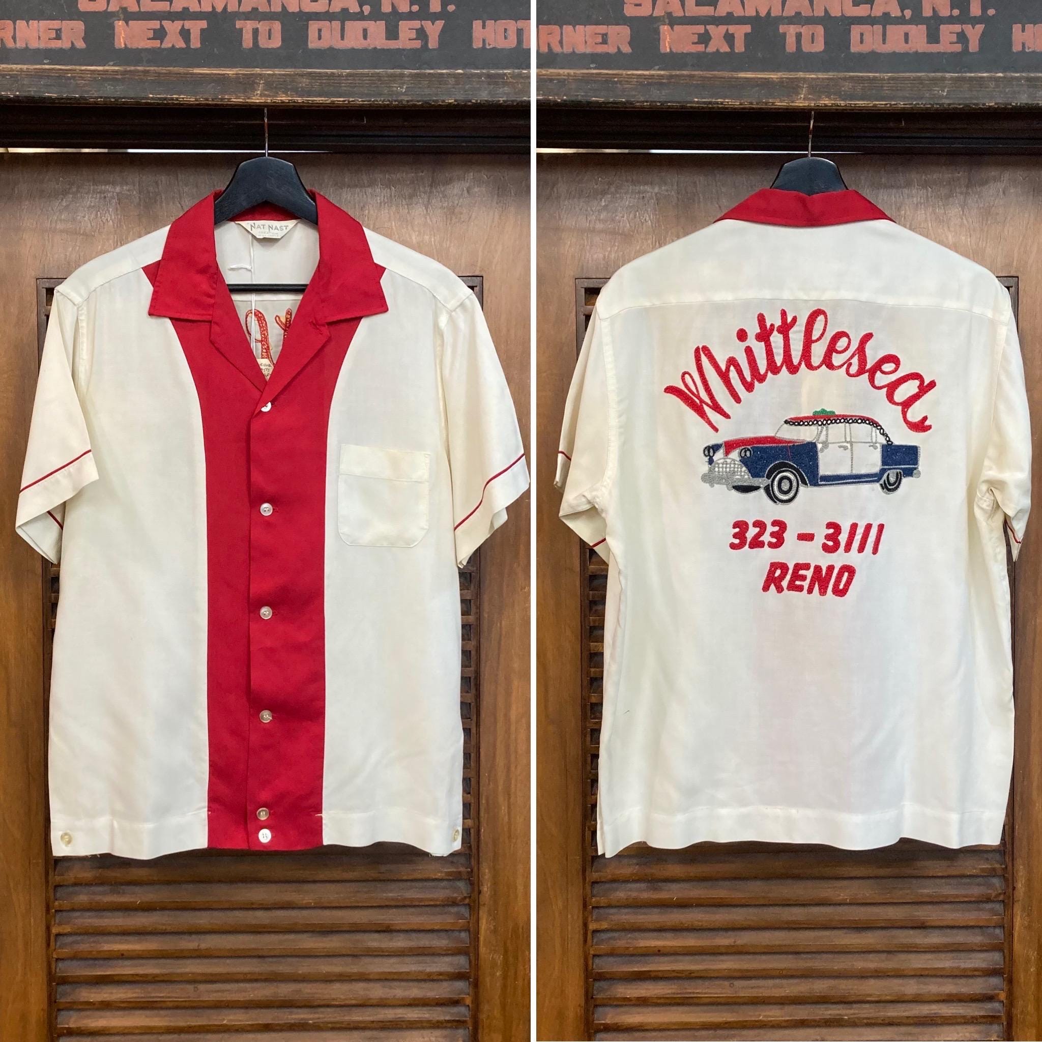 Vintage 1950's “nat Nast” Two-tone Rayon Blend Taxi Hot Rod Car