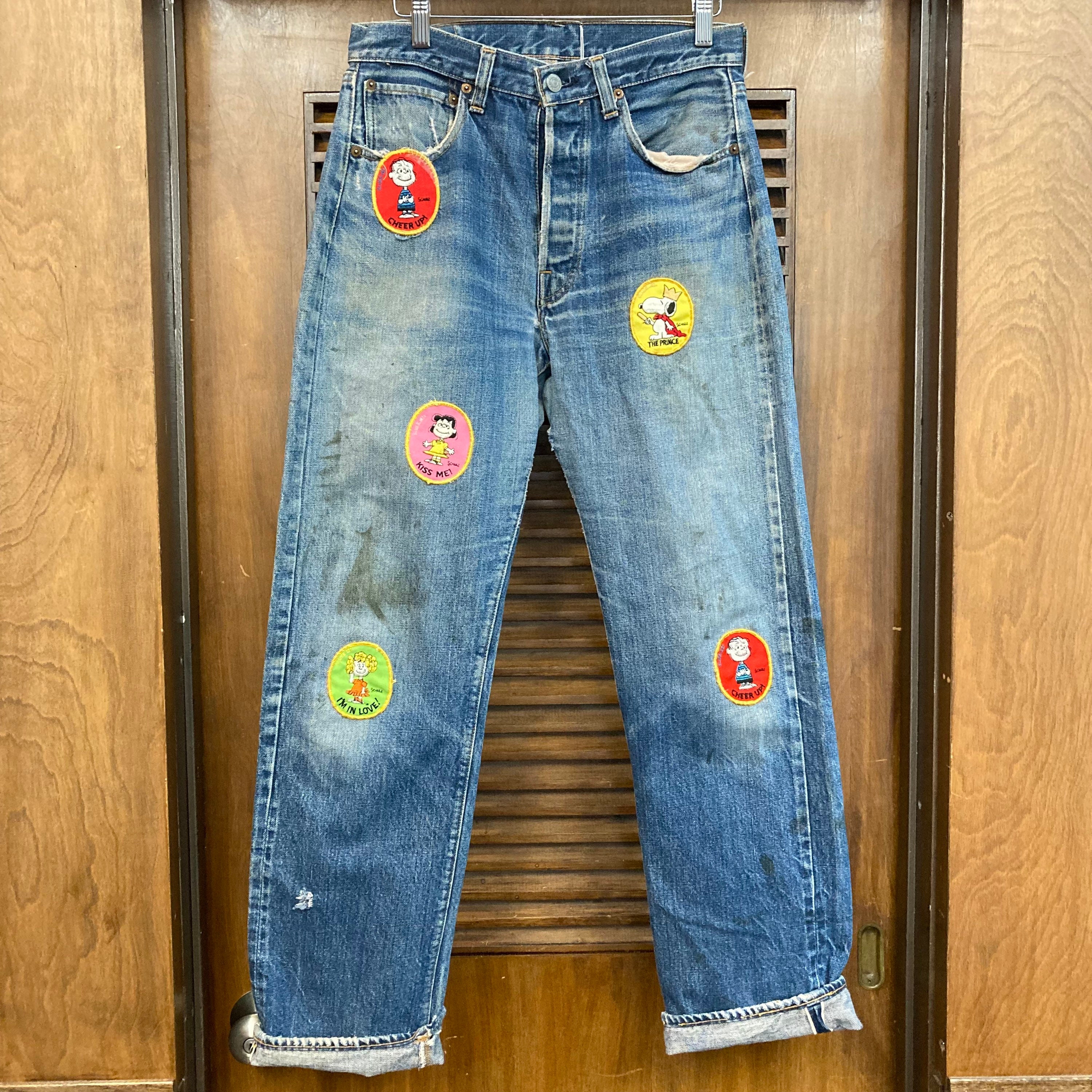 Vintage 1960s Levis 501 Big E Denim Redline Jeans With | Etsy