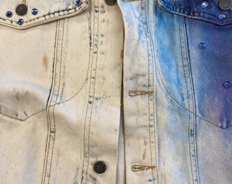 Vintage 1980's “tony Alamo” Style New York Artwork Denim Vintage 1980's “tony Alamo” Style New York Artwork Denim