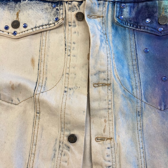 Vintage 1980's “tony Alamo” Style New York Artwork Denim Vintage 1980's “tony Alamo” Style New York Artwork Denim