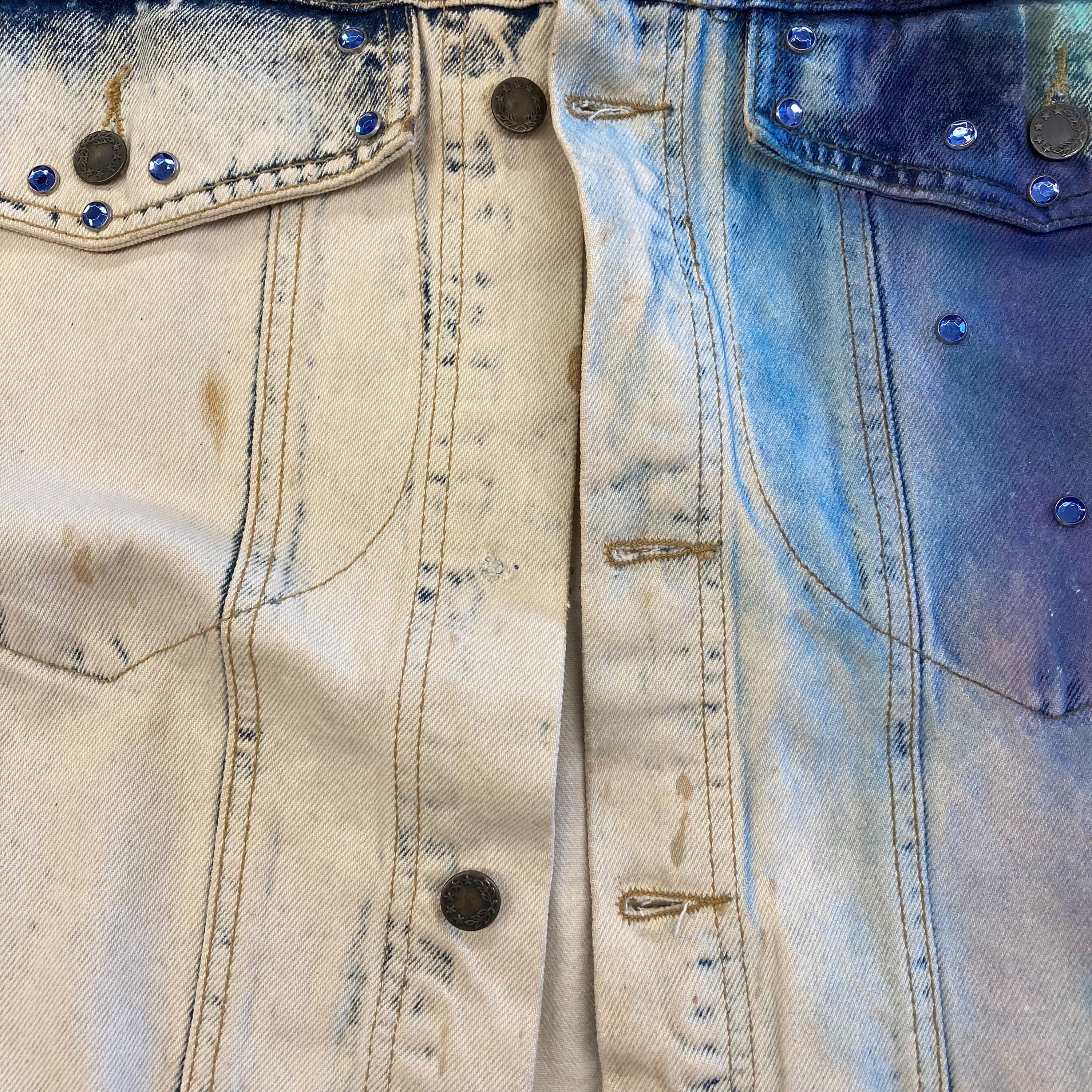 Vintage 1980's “tony Alamo” Style New York Artwork Denim Vintage 1980's “tony Alamo” Style New York Artwork Denim