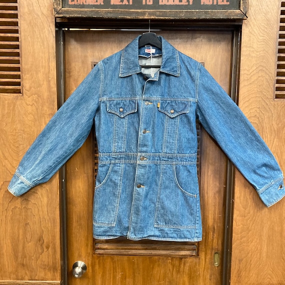 Vintage 1970's Levi's Orange Tag Denim Bush Style Hippie Vintage 1970's Levi's Orange Tag Denim Bush Style Hippie