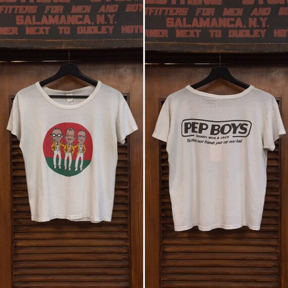 Vintage 1970’s Pep Boys Auto Shop Cartoon Tee, 70’