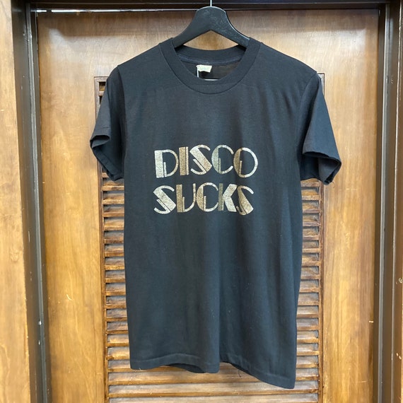 Vintage 1980’s “Disco Sucks” Glitter Rock n’ Roll… - image 2