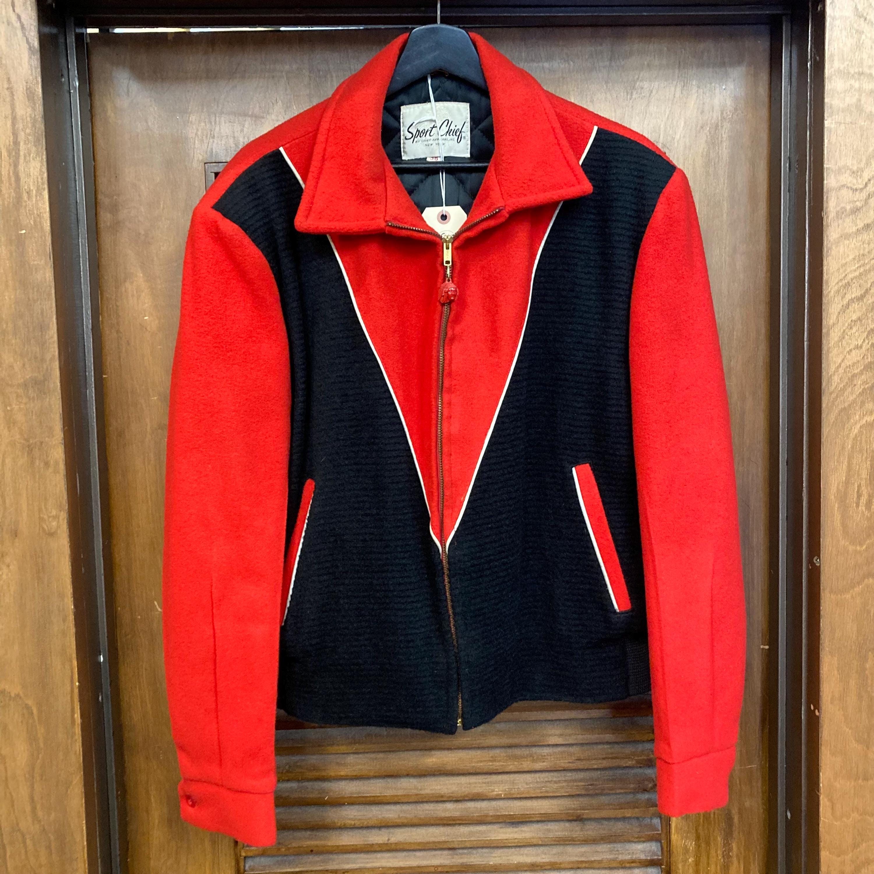 Vintage 1950's “sport Chief” Two-tone Wool Rockabilly Jacket