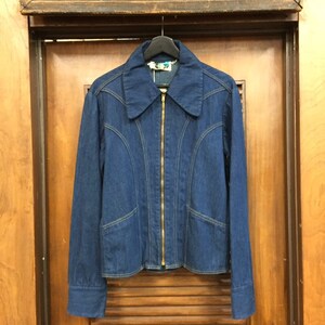 Vintage 1970s Antonio Guiseppe King Tut Denim Jacket, Vintage Denim, Vintage Jacket, 1970s Denim, Vintage Clothing image 3
