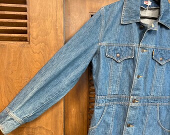 Vintage 1970's Levi's Orange Tag Denim Bush Style Hippie